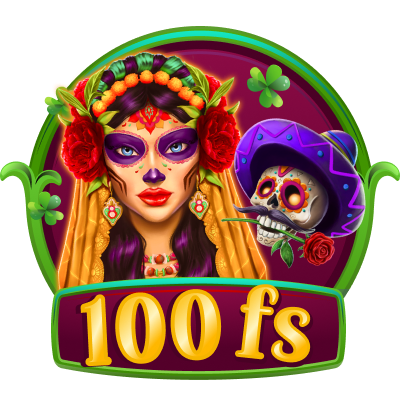 100 FREE SPINS IN LUCKY DAMA MUERTA